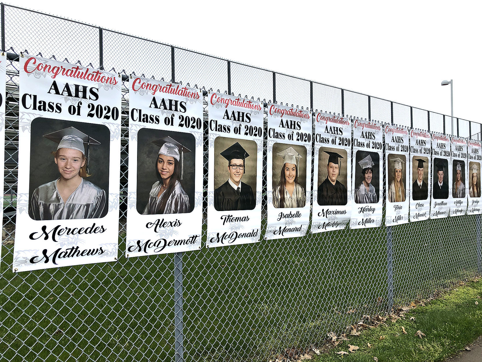 Signs of support: Local business produces banners for Class of 2020